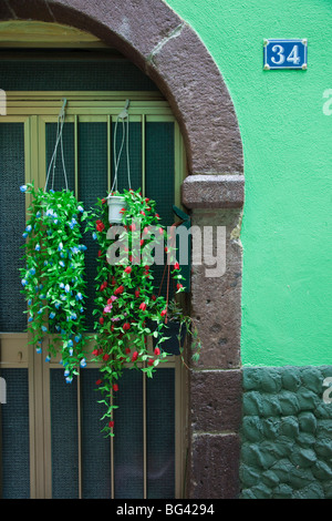 L'Italia, Sardegna, occidentale della Sardegna, Bosa, porta dettaglio Foto Stock