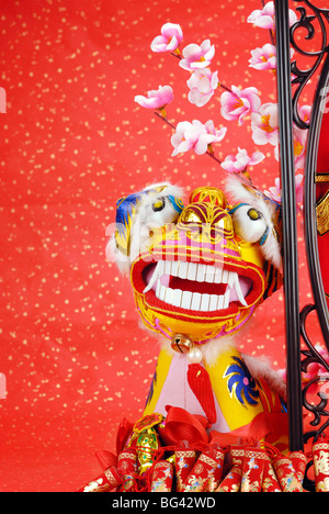 Anno Nuovo cinese sfondo Foto Stock