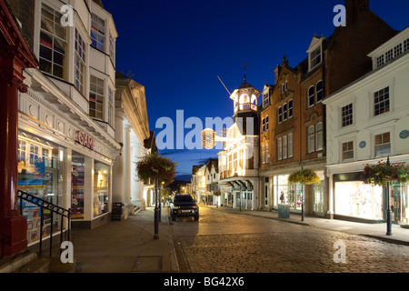 Guildhall, High Street, Guildford, Surrey, Inghilterra Foto Stock