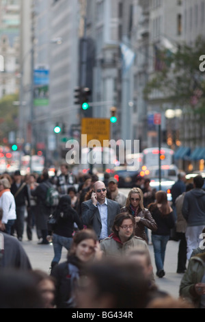 Quinta Avenue, Manhattan, New York City, Stati Uniti d'America Foto Stock