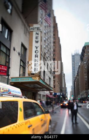 New Yorker Hotel, Manhattan, New York City, Stati Uniti d'America Foto Stock