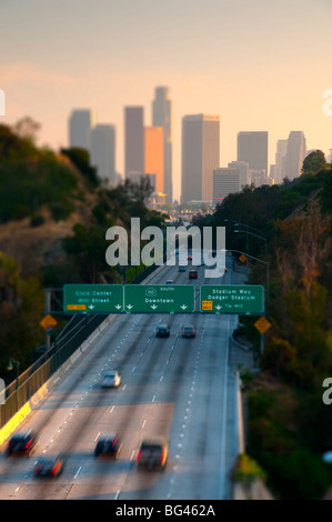 Stati Uniti, California, Los Angeles, Route 110 Foto Stock