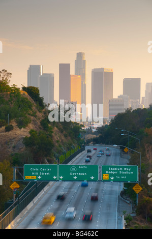 Stati Uniti, California, Los Angeles, Route 110 Foto Stock