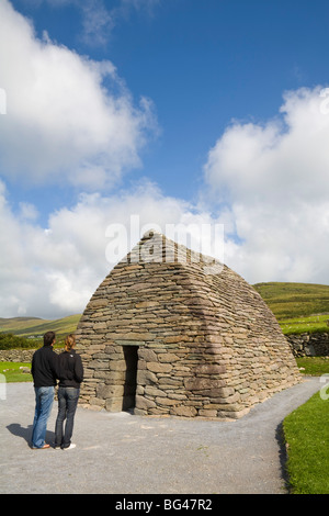 Il Gallarus Oratorio, la penisola di Dingle, nella contea di Kerry, Munster, Repubblica di Irlanda, signor Foto Stock