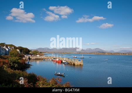 Roundstone Harbour, Connemara, Co. Galway, Irlanda Foto Stock