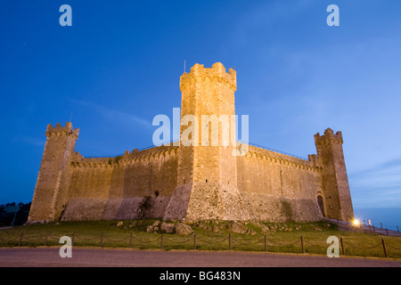 Castello di Montalcino, Toscana, Italia Foto Stock