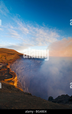 Nicaragua, Masaya parco Natinal Volcan Masaya, Santiago cratere Foto Stock