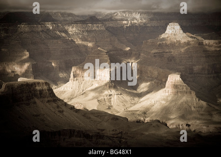 Stati Uniti d'America, Arizona, Grand Canyon, dal Grand View Foto Stock