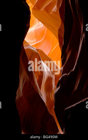 Stati Uniti d'America, Arizona, Pagina, Antelope Canyon (superiore) uno slot canyon Foto Stock