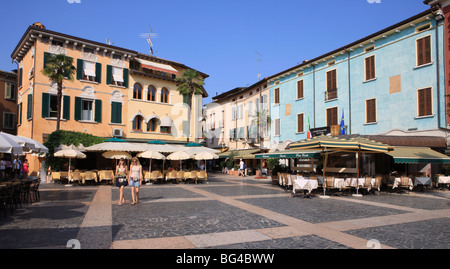 Sirmione, provincia di Brescia, Lombardia, Italia, Europa Foto Stock