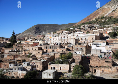 Real de Catorce, ex argento città mineraria ormai popolare con i turisti, San Luis Potosi, Messico, America del Nord Foto Stock