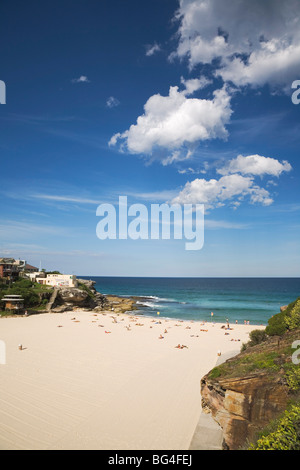 Spiaggia di Tamarama, tra Bondi e Bronte nei sobborghi orientali, Tamarama, Sydney, Nuovo Galles del Sud, Australia Foto Stock