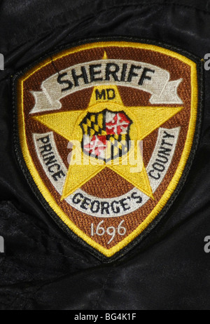 Prince George County ,Maryland sceriffo della patch per reparto Foto Stock