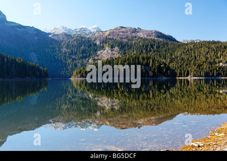 Montenegro, Parco Nazionale del Durmitor, Lago Nero (Crno Jezero) Foto Stock