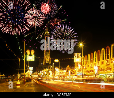Torre lungomare di Blackpool Lancashire England Regno Unito Foto Stock