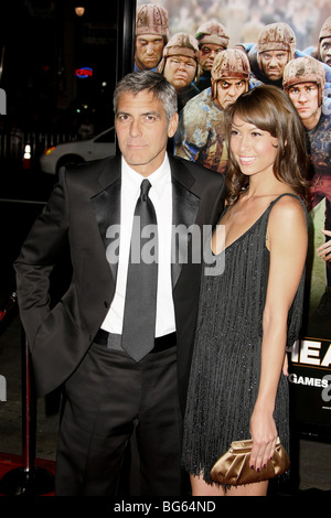 GEORGE CLOONEY SARAH LARSON LEATHERHEADS PREMIERE MONDIALE GRAUMANS CHINESE HOLLYWOOD LOS ANGELES STATI UNITI D'AMERICA 31 Marzo 2008 Foto Stock