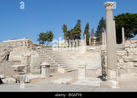 Anfiteatro Romano di Kom El-Dikka ad Alessandria, Egitto Foto Stock