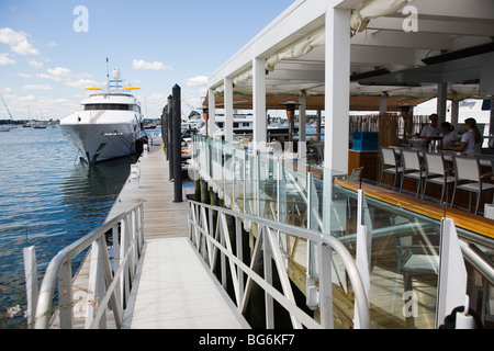 Barche nel porto di Newport Newport, Rhode Island Foto Stock