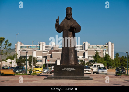 Montenegro, Podgorica, Petar Petrović Njegoš Foto Stock