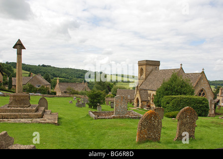 San Barnaba chiesa snowshill cotswolds gloucestershire Foto Stock