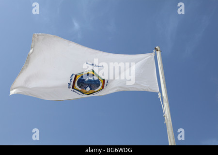 La bandiera del consiglio di cooperazione del Golfo Persico -, Foto Stock