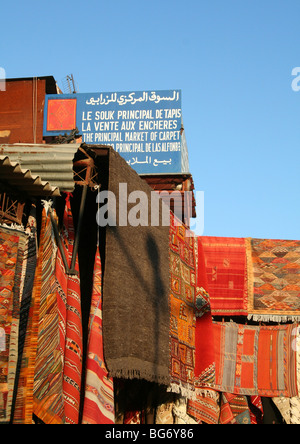 Ingresso Criée Berbère @ Place Rahba Kedima Foto Stock