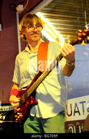 Gruppo rock in pub di Melbourne Foto Stock