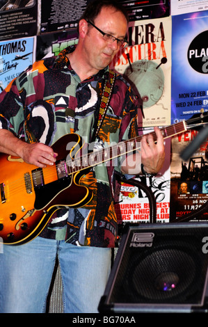 Gruppo rock in pub di Melbourne Foto Stock