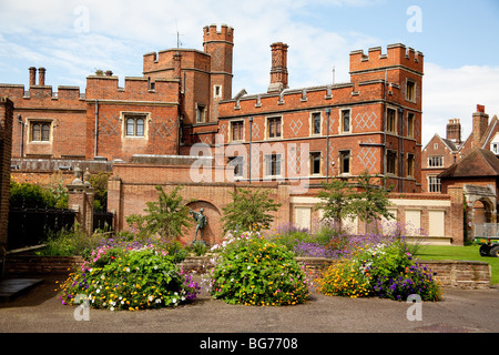 Eton College giardino posteriore, Eton, Berkshire, Inghilterra Foto Stock