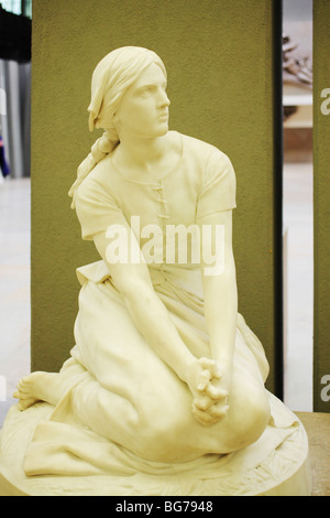 Giovanna d Arco a Domrémy da Henri Chapu, d'Orsay Museum, Parigi, Francia Foto Stock