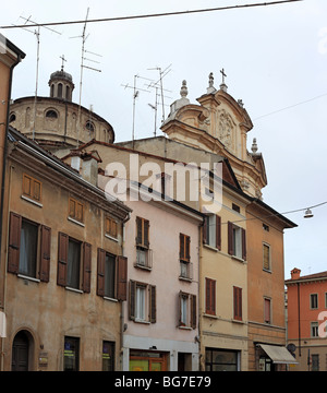 Vecchia casa, Mantova, Lombardia, Italia Foto Stock