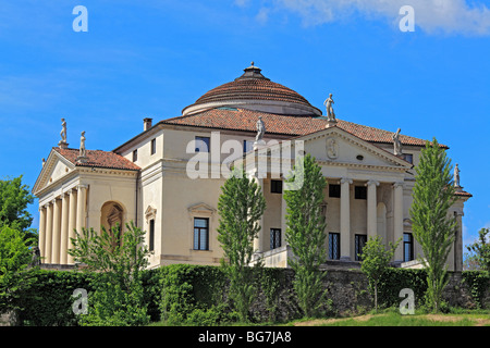 Villa Capra detta "La Rotonda" da Andrea Palladio, Sito Patrimonio Mondiale dell'UNESCO, nei pressi di Vicenza, Veneto, Italia Foto Stock