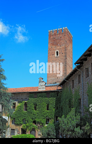 Teatro Olimpico (Teatro Olimpico, 1580-1585 da Andrea Palladio), Vicenza, Veneto, Italia Foto Stock