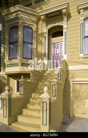 Casa vittoriana, Potrero Hill, San Francisco, California, Stati Uniti d'America Foto Stock