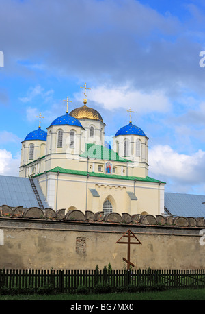 Santa Trinità monastero, Mezhirich, Oblast di Sumy, Ucraina Foto Stock