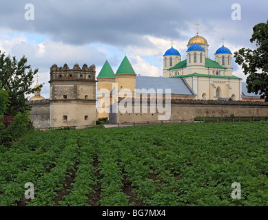 Santa Trinità monastero, Mezhirich, Oblast di Sumy, Ucraina Foto Stock