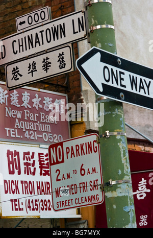 Chinatown di San Francisco, California, Stati Uniti d'America Foto Stock