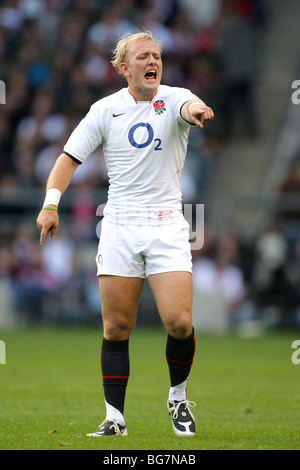 SHANE GERAGHTY INGHILTERRA & LONDON IRISH TWICKENHAM MIDDLESEX INGHILTERRA 07 Novembre 2009 Foto Stock