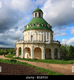 Chiesa della Natività della Vergine (1714-1722), Podmoklovo, Regione di Mosca, Russia Foto Stock