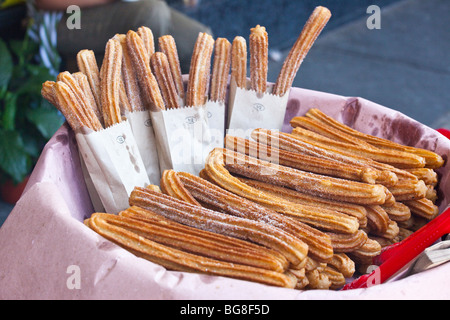 Churros in Plaza Garibaldi a Città del Messico a Città del Messico Foto Stock