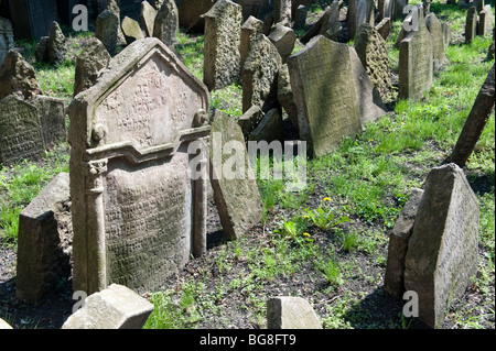 Il giardino ebraico di Praga Foto Stock