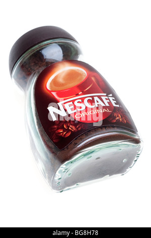 Vaso di originale Nescafe caffè macinato Foto Stock