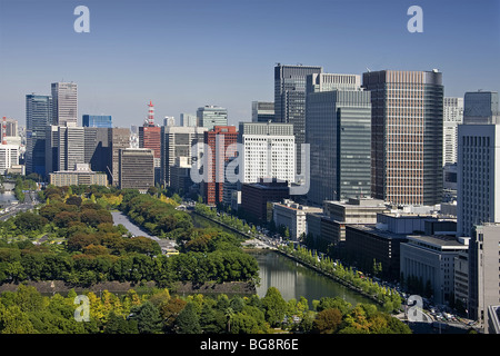 Il Giappone. Tokyo. Quartiere Marunouchi. Foto Stock