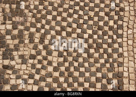 Arte romana. Ostia Antica. Città di porto di Roma antica. Dettaglio di un mosaico. L'Italia. L'Europa. Foto Stock