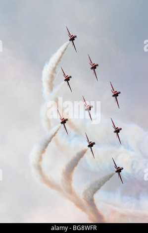 Royal Air Force frecce rosse a RIAT 2009 Foto Stock