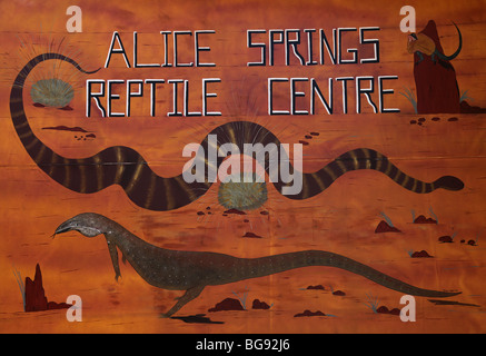 Alice Springs Centro Rettili-NT-Australia Foto Stock