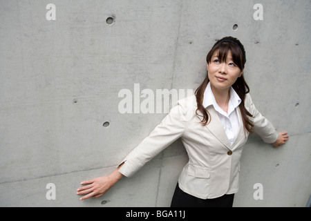 Ritratto di giovane donna Foto Stock