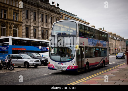 I mezzi di trasporto pubblico in Edinburgh, West Loathian, Scozia Foto Stock