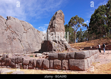 Rovine Inca di Kenko, Cuzco, Andes, Perù, Sud America Foto Stock