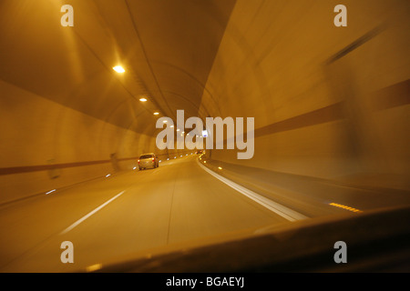 Nel tunnel Sitina. Bratislava. La Slovacchia. Foto Stock